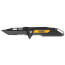 3-1/4" Stainless Steel Partially Serrated Tanto Folding Knife w/ Ball-Bearing Assist