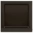 DryerWallVent 4" Galvalume Steel Wall Vent (Brown)