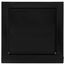 DryerWallVent 4" Galvalume Steel Wall Vent (Black)