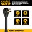 NEMA 6-50 Electric Vehicle Charger Adapter