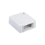 Mos Surface-mount Housing w/ Id Window, Plenum Rated, 1 Unit High (White)