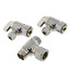 5/8 OD Comp X 3/8 OD Comp X 3/8 OD Comp 2 Angle Dual Outlet Valve, Lead Free (Chrome Plated)