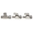 1/2" Nom Comp. (5/8" OD) x 3/8" OD x 3/8" OD 2 Straight Dual Shut-Off Valve, Lead Free (Brass)