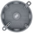4.93" Dia. Round Weatherproof Non-Metallic T-Box, 13.5 Cubic Inch