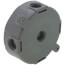 4.93" Dia. Round Weatherproof Non-Metallic T-Box, 13.5 Cubic Inch