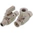 3/8" OD Fem. Comp x 3/8" OD Comp x 1/4" OD Comp Tee & Valve Kit, Lead Free (Brass)