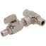 3/8" OD Fem. Comp x 3/8" OD Comp x 1/4" OD Comp Tee & Valve Kit, Lead Free (Brass)