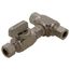 3/8" OD Fem. Comp x 3/8" OD Comp x 3/8" OD Comp Tee & Valve Kit, Lead Free (Brass)