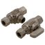 3/8" OD Fem. Comp x 3/8" OD Comp x 3/8" OD Comp Tee & Valve Kit, Lead Free (Brass)