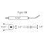9/16" Diameter Type 3M Electrode with 4" Insulator (2 Pack)