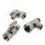 1/2" FIP x 3/8" OD Comp x  3/8" OD Comp Dual Shut-Off Valve, Lead Free (Chrome)