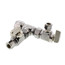1/2" FIP x 3/8" OD Comp x  3/8" OD Comp Dual Shut-Off Valve, Lead Free (Chrome)