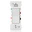 Lever Edge 3-Way AC-Quiet Self-Grounding Rocker Switch - White (15 Amp, 120/277V)