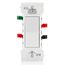 Lever Edge 3-Way AC-Quiet Self-Grounding Rocker Switch - White (15 Amp, 120/277V)