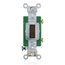 30A, 120/277V Toggle Single-pole AC Quiet Switch, Extra Heavy Duty Spec Grade, Self Grounding, Back & Side Wired (Brown)