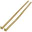 12" Brass Type-F Flat Buss Bar w/ 1/8" Hole (2 Pack)