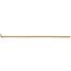 12" Brass Type-F Flat Buss Bar w/ 1/8" Hole (2 Pack)