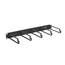 5-ring Horizontal Manager, 1RU, 6" Metal Rings