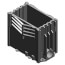 Single-Gang Rectangular Floor Box w/ 1" Hub & 1/2" & 3/4" Reducer Plugs