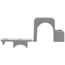 1/2" Nylon 1 Hole Conduit Support Snap Strap