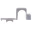 3/4" Nylon 1 Hole Conduit Support Snap Strap