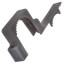 2" Nylon 1 Hole Conduit Support Snap Strap
