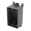 1-Gang 1/2" FSCC Switch Box, 18 CU (Gray)