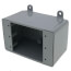 1-Gang Hub Less FD Deep Weatherproof Box, 25 CU (Gray)