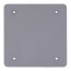 2-Gang Weatherproof Blank Box Cover (Gray)
