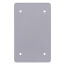 1-Gang Weatherproof Blank Box Cover (Gray)