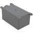 1-Gang 1" FS Rectangular Weatherproof Box, 18 CU (Gray)
