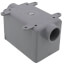 1-Gang 3/4" FDC Deep Weatherproof Box, 25 CU (Gray)