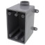 1-Gang 3/4" FDC Deep Weatherproof Box, 25 CU (Gray)