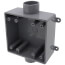2-Gang 1" 2FSC Weatherproof Box (Gray)
