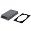 1-Gang Weather Proof GFI Receptacle Cover, Vertical Mount (Gray)