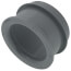 2-1/2" PVC End Bell (Gray)