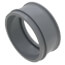 4" PVC End Bell (Gray)