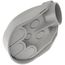 3" PVC Service Entrance Cap (Gray)
