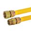 3/4" ID (1" OD) Gas Connector w/ 3/4" MIP x 3/4" FIP Fittings (18" Length)