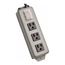 Tripp-Lite 3 Outlets, 120 VAC, 15 Amps, 6 ft Cord, Power Outlet Strip, 3SP
