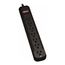 Tripp-Lite 7 Outlets, 120 VAC, 15 Amps, 12 ft Cord, Power Outlet Strip, PS712B
