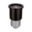 Lampholder Socket Extension, Extends 1.38 In, 250V, Medium Base, Black, Phenolic, 660W, 1054-BOX