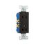 Residential Duplex Receptacle, #14-10 Awg 15A 125V, SideAnd Push, Black, Impact-Resistant Duplex, 1107-9BK-BOX