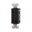 Residential Duplex Receptacle, #14-10 Awg 15A 125V, SideAnd Push, Brown, Impact-Resistant Duplex, 1107B-BOX
