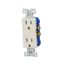 Residential Duplex Receptacle, #14-10 Awg 15A 125V, SideAnd Push, Light Almond, 1107LA-BOX