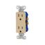 Residential Duplex Receptacle, #14-10 Awg 15A 125V, SideAnd Push, Ivory, Impact-Resistant Duplex, 1107V-BOX