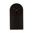 Range Power Receptacle, 50A, Black, Screw, Glass-Filled Nylon, Flush, 10-50R, 3-Pole, 3-Wire, 112