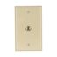 Wallplate W/Coax Adaptor Std Thermo Iv, 1172V