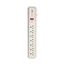 Surge Protection Power Strip, Ivory, 4 In 14/3 Sjt, 70J Max, 7, 2-Pole 3-Wire Grounding, 125V, 1176V