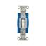 Construction Grade Toggle Switch, #14-10 Awg, 15A, 120/277V, Back & Side, Screw, Almond, 1-Pole, 1201A
